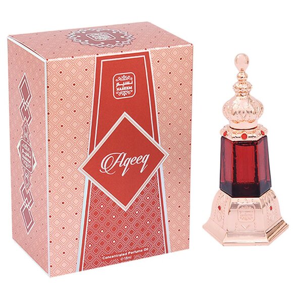 Naseem Arabic Perfume Oil AQEEQ from Dubia (UAE)18 ml Luxe Bottle - Picture 1 of 2